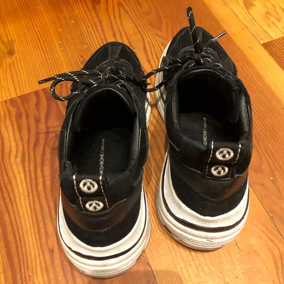 WISHBONE Black Chunky Sneaker - Picture 6 of 10